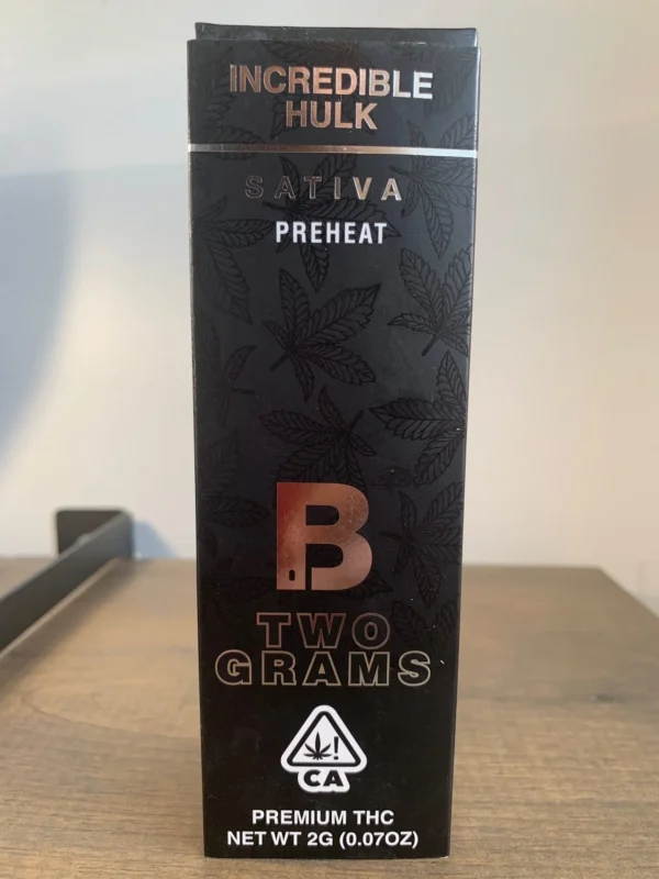 BLINKERS 1G PREMIUM DISPOSABLE VAPE – INCREDIBLE HULK(SATIVA)