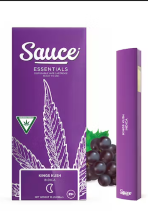 Sauce Bar Kings Kush – 1G Disposable Vape (Indica)