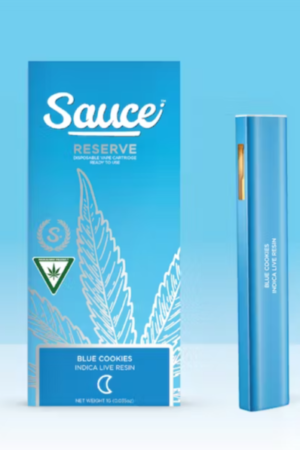 Sauce Bar Blue Cookies – 1G Live Resin Vape (Indica)