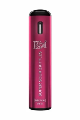 KOI DELTA-8 THC DISPOSABLE VAPE – SUPER SOUR ZKITTLES 430MG