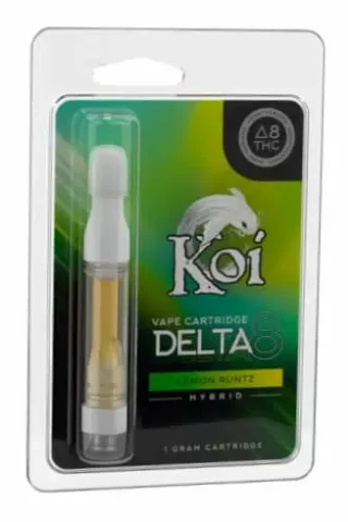KOI DELTA 8 VAPE CARTRIDGE – LEMON RUNTZ – HYBRID